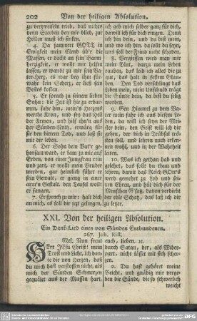 XXI. Von der heiligen Absolution