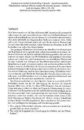 Vorwort