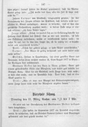 Vierzehnte Sitzung