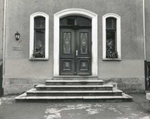 Netzschkau, Schulstraße. Grundschule. Haupteingang