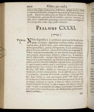 Psalmus CXXXI.