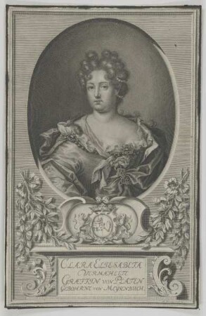 Bildnis der Clara Elisabeta von Platen