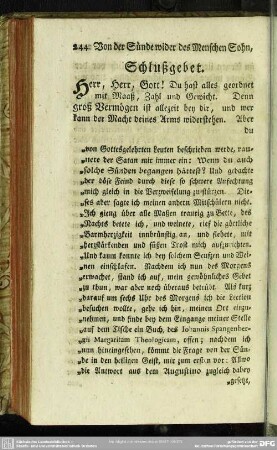 Schlußgebet