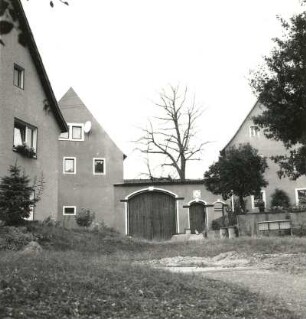 Dohna-Röhrsdorf-Gorknitz. Gehöft Nr. 12. Toranlage, Straßenseite