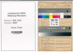 Entnazifizierung Erich Knorr , geb. 07.04.1922 (Bergmann)