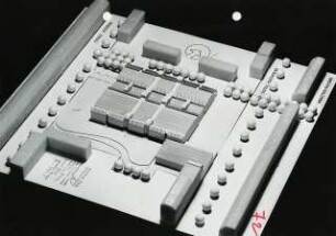 Oberstufen-Schulhaus, Berlin-Gesundbrunnen (Diplomarbeit bei Kurt Dübbers): Modellfoto