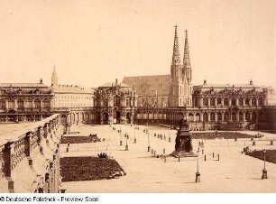 Dresden. Zwinger und Sophienkirche