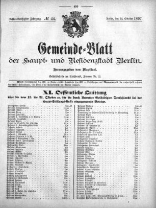 1897,44: No. 44, 24. Oktober 1897