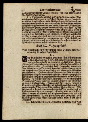 Das XXIV. Hauptstück.