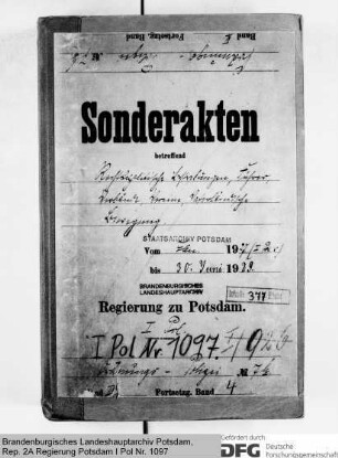 Rechtspolitische Bestrebungen, Führer, Verbände, Vereine, vaterländische Bewegung