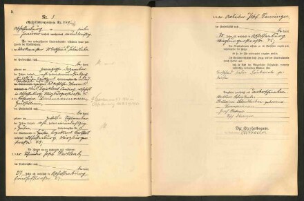 Standesamtsbuch der Stadt Aschaffenburg: Eheschließungen 252/1930 - 130/1931