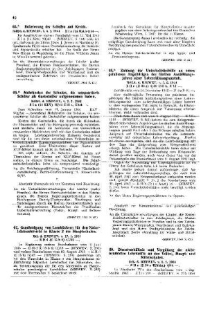 Genehmigung von Lernbüchern für die Naturlehreunterricht in Klasse 2 der Hauptschulen : [Amtliche Erlasse] ; [Amtlicher Teil]