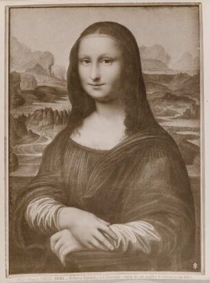 Roma, Galleria Corsini - La Gioconda, copia da un quadro di Leonardo da Vinci