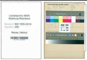 Entnazifizierung Helmut Neuse , geb. 21.06.1910 (Pfarrer)