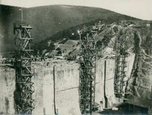 Urfttalsperre bei Gemünd (Eifel), Deutschland, 1900