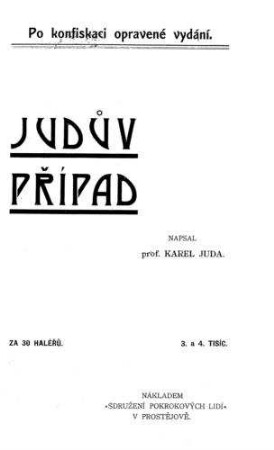 Juduv pripad / [Verf.[[Elektronische Ressource]] : Karel Juda]