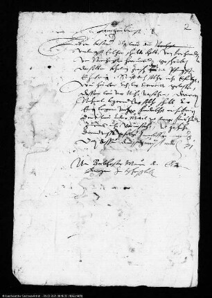 Joachim Ernst an Mau, Balthasar