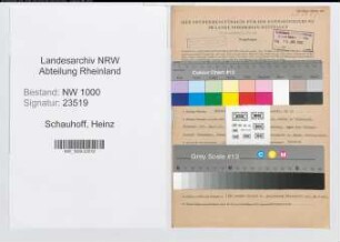 Entnazifizierung Heinz Schauhoff, geb. 08.12.1916 (Zahnarzt)