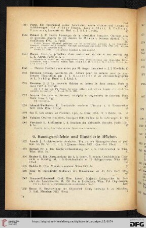 6. Kunstgeschichte und illustrierte Bücher (Nr. 1562-1634)