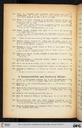 6. Kunstgeschichte und illustrierte Bücher (Nr. 1562-1634)
