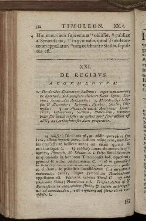 XXI. De Regibus.