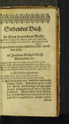 Siebendes Buch.