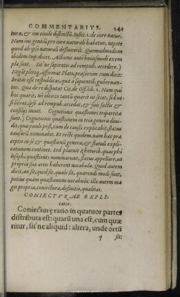 Coniecturae Explicatio