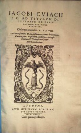 Ad titulum digestorum de excusationibus commentarius