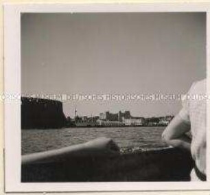 Rhodos, Hafeneinfahrt, Große Orientreise der Hapag, 09.04.1939