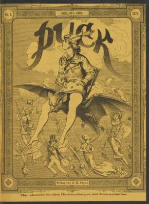 1878, Nr. 1 (6. Januar 1878)-Nr. 13 (31. März 1878): Puck