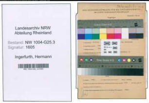 Entnazifizierung Hermann Ingerfurth , geb. 21.08.1900 (Kaufmann)