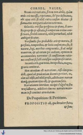 De Propositione & Partitione.