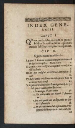 Index Generalis.