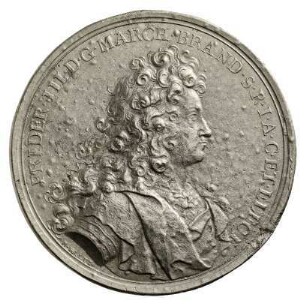 Medaille, vor 1713