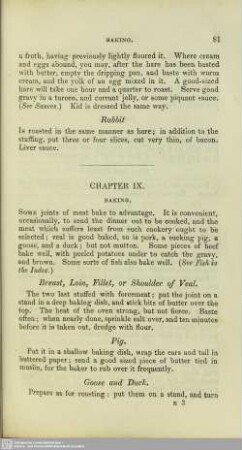 Chapter IX. Baking