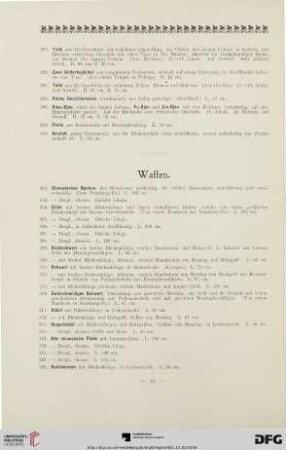 Waffen (Nr. 302-325)