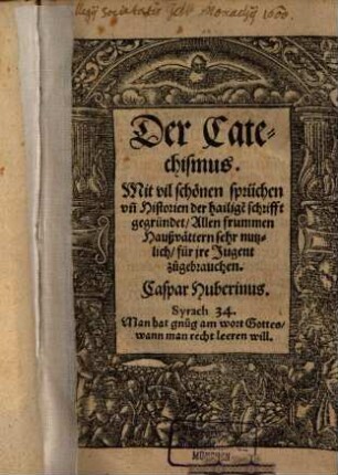 Der Catechismus