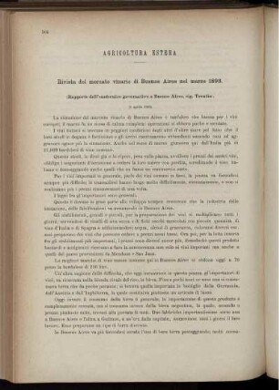 Agricoltura estera.