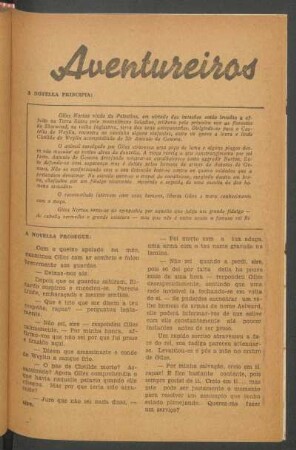 Aventureiros eternos : [Grande novella - Segunda Parte]