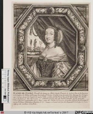 Bildnis Béatrice de Cusance, verw. princesse de Cantecroix