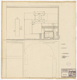 Hochschulbibliothek, Karlsruhe Neubau: Lageplan, 1:500