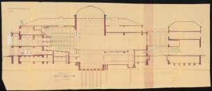 Stadttheater, Augsburg: Längsschnitt 1:100