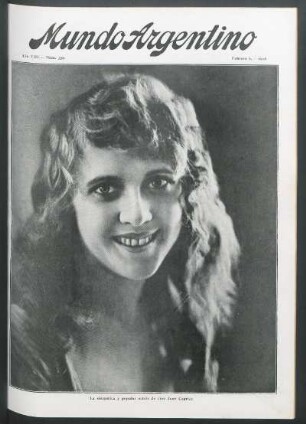 La simpática y popular actriz de cine June Caprice [Fotografía]