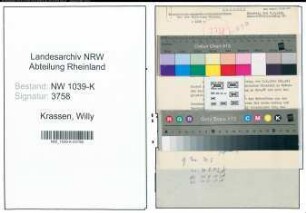 Entnazifizierung Willy Krassen , geb. 00.00.0000 ()