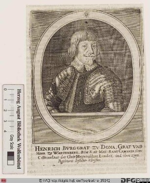 Bildnis Heinrich Burggraf zu Dohna, Graf zu Wartenberg