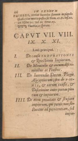 Caput VII. VIII. IX. X. XI.