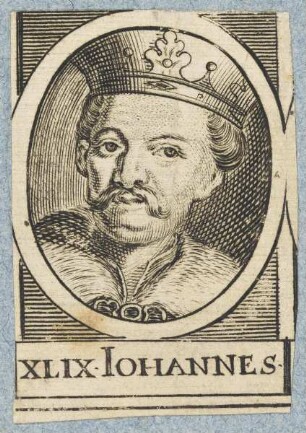 Bildnis des Iohannes, König von Polen