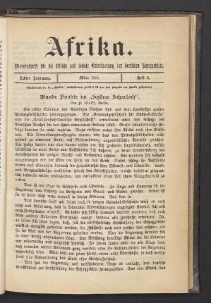Heft 3. März 1901