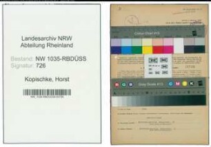 Entnazifizierung Horst Kopischke , geb. 06.06.1920 (Bergbaubeflissener)