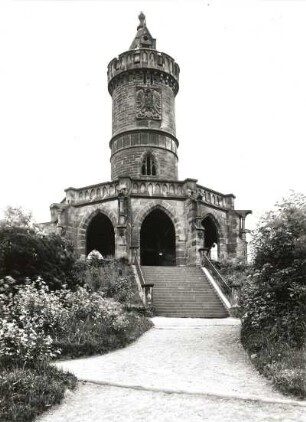 Winterberge bei Saarbrücken. Siegesturm (nach 1871)